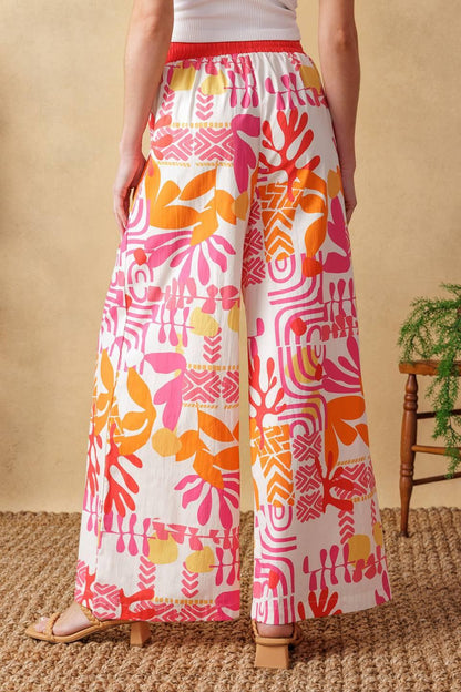 Over You Again Woven Top and Pant Set