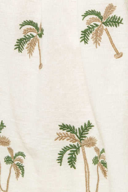 Terrific Timing Ivory Woven Top and Pant Set