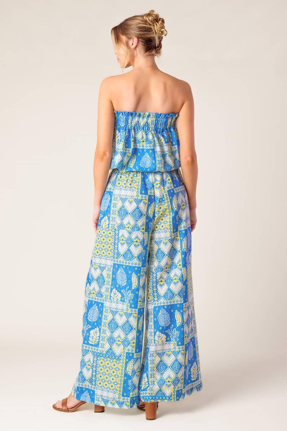Let's Get Out of Town Woven Top and Pant Set