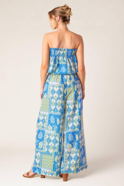 Let's Get Out of Town Woven Top and Pant Set