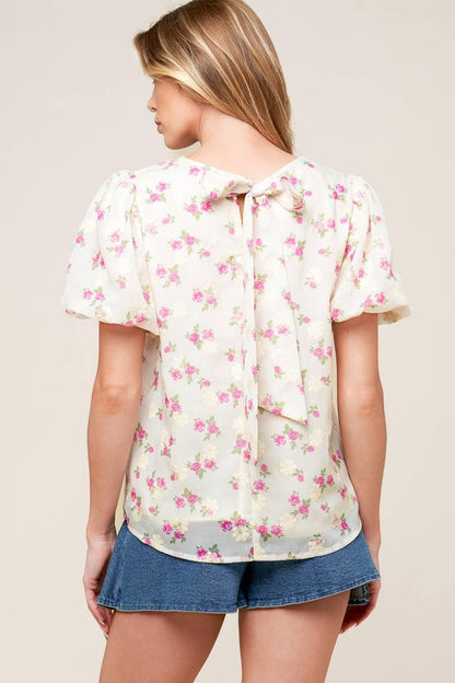 I'll Think About Cream Woven Top