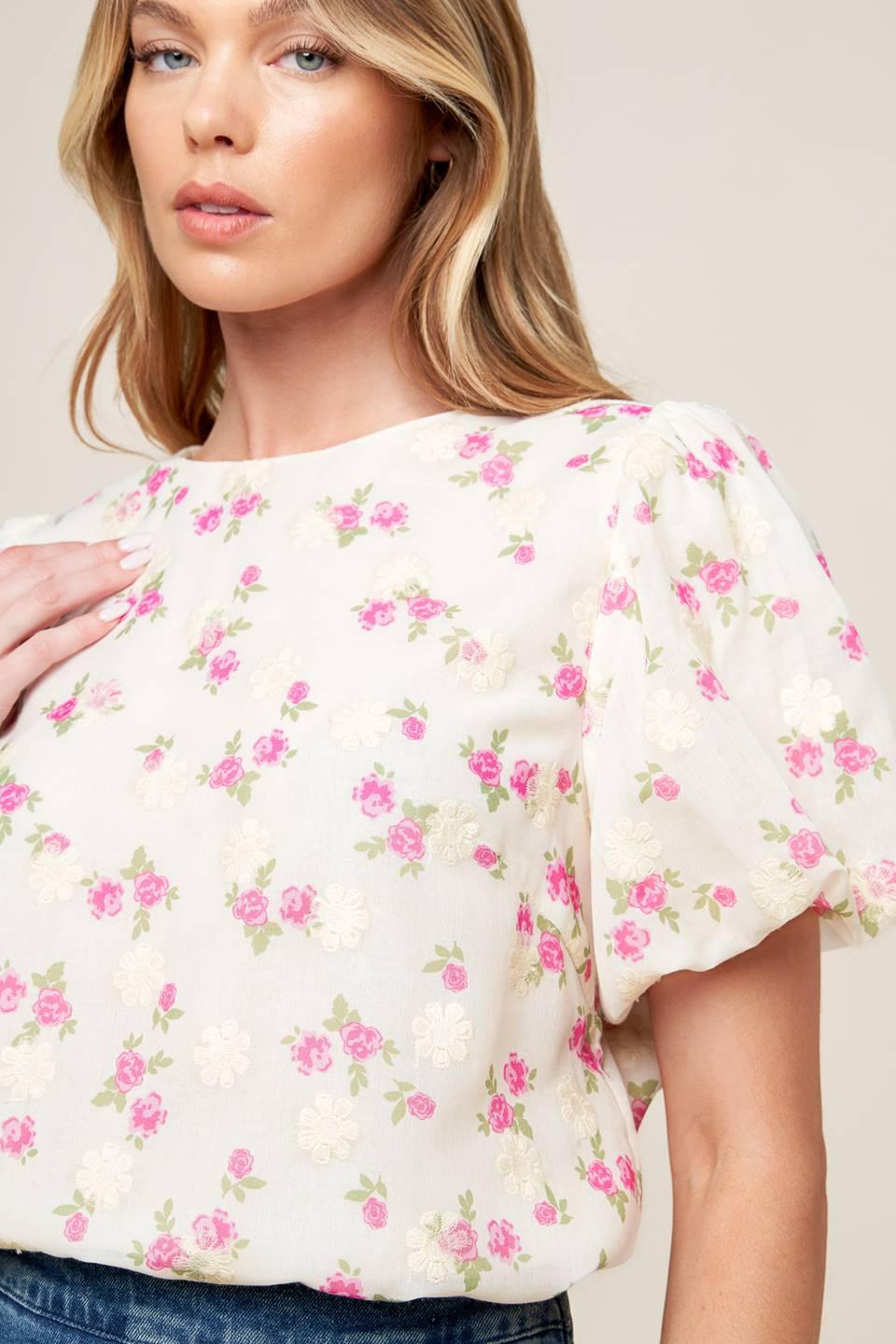 I'll Think About Cream Woven Top