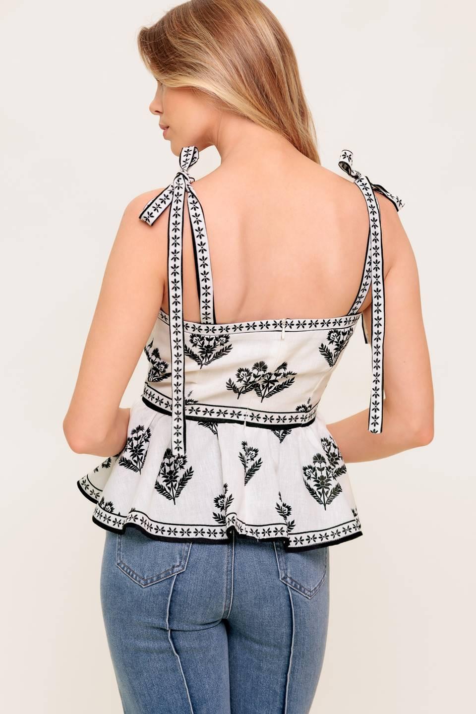 Serene Kiss Woven Top