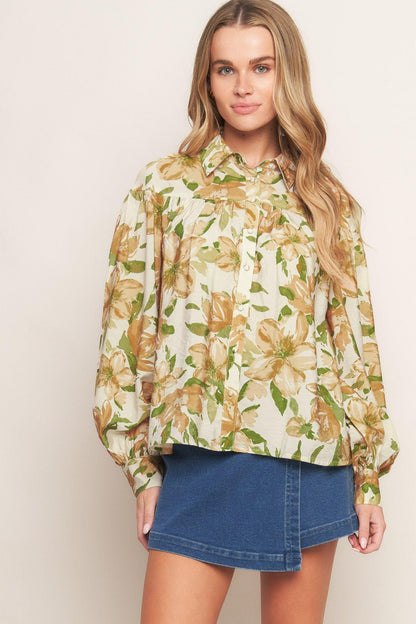Wildflower Breeze Woven Top