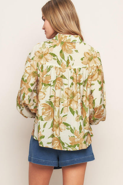 Wildflower Breeze Woven Top