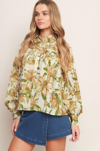 Wildflower Breeze Woven Top