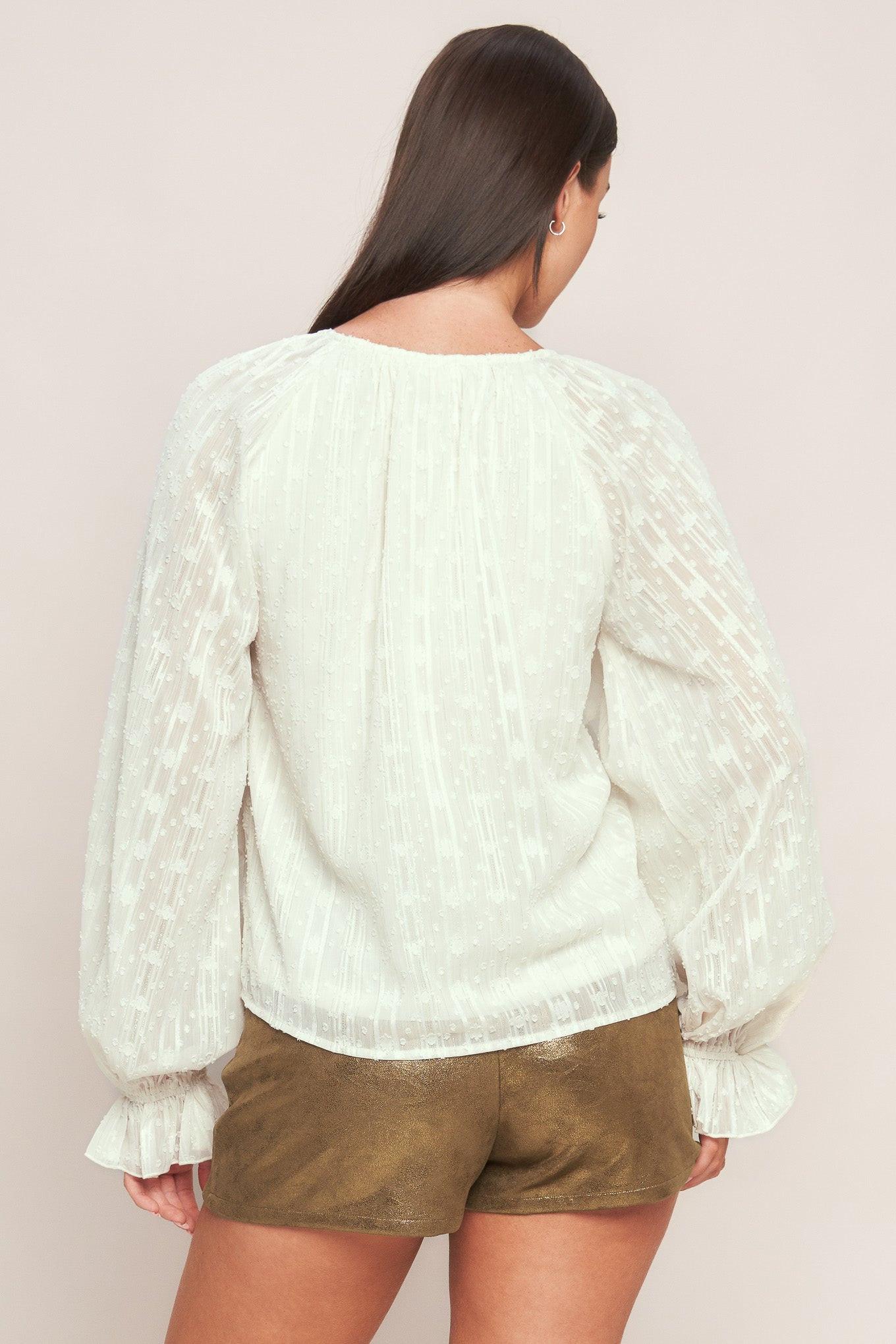 Milk & Moonlight Woven Top