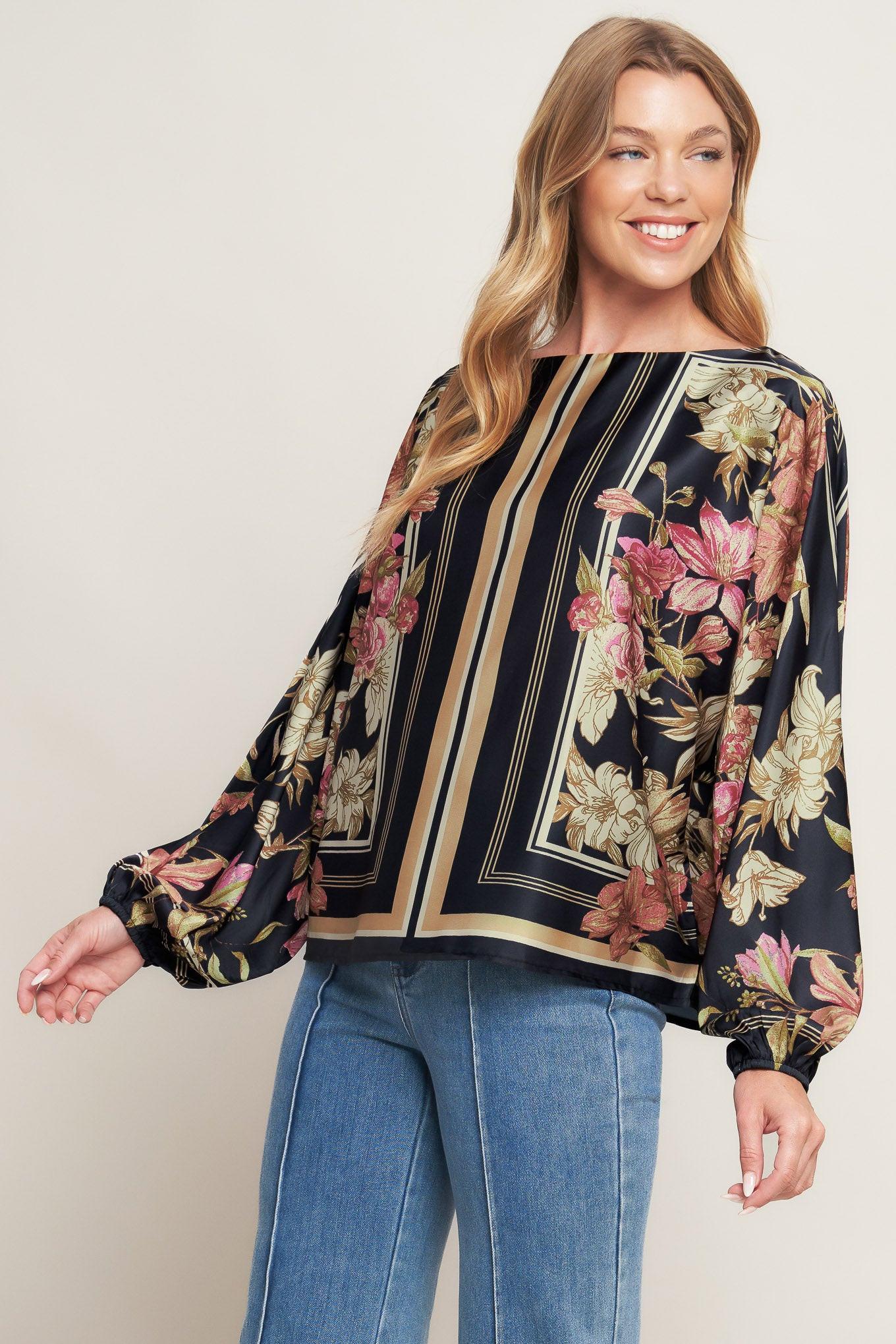 Royal Tapestry Woven Top