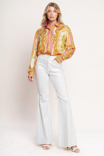 Vintage Heiress Woven Top