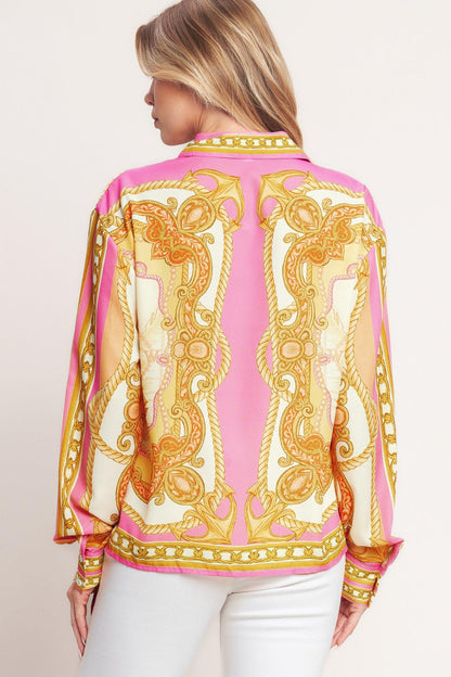 Vintage Heiress Woven Top