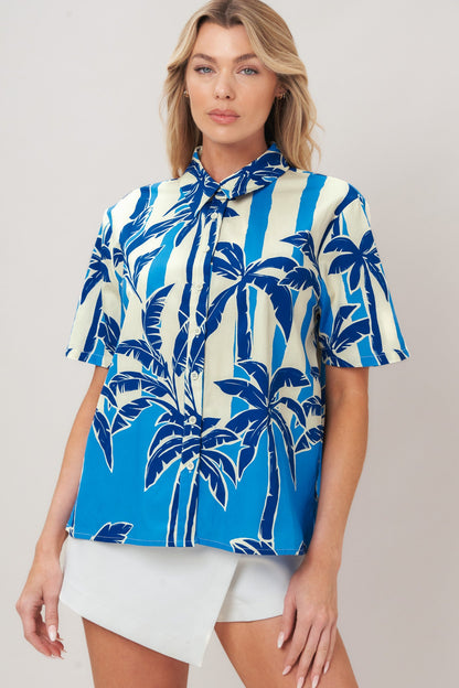 Noir Resort Woven Top