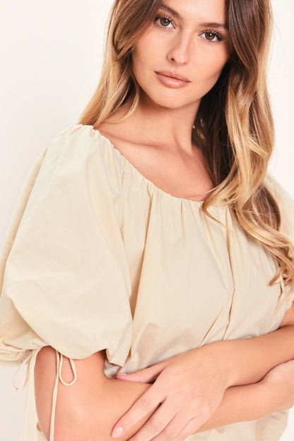 Natural Charm Woven Top