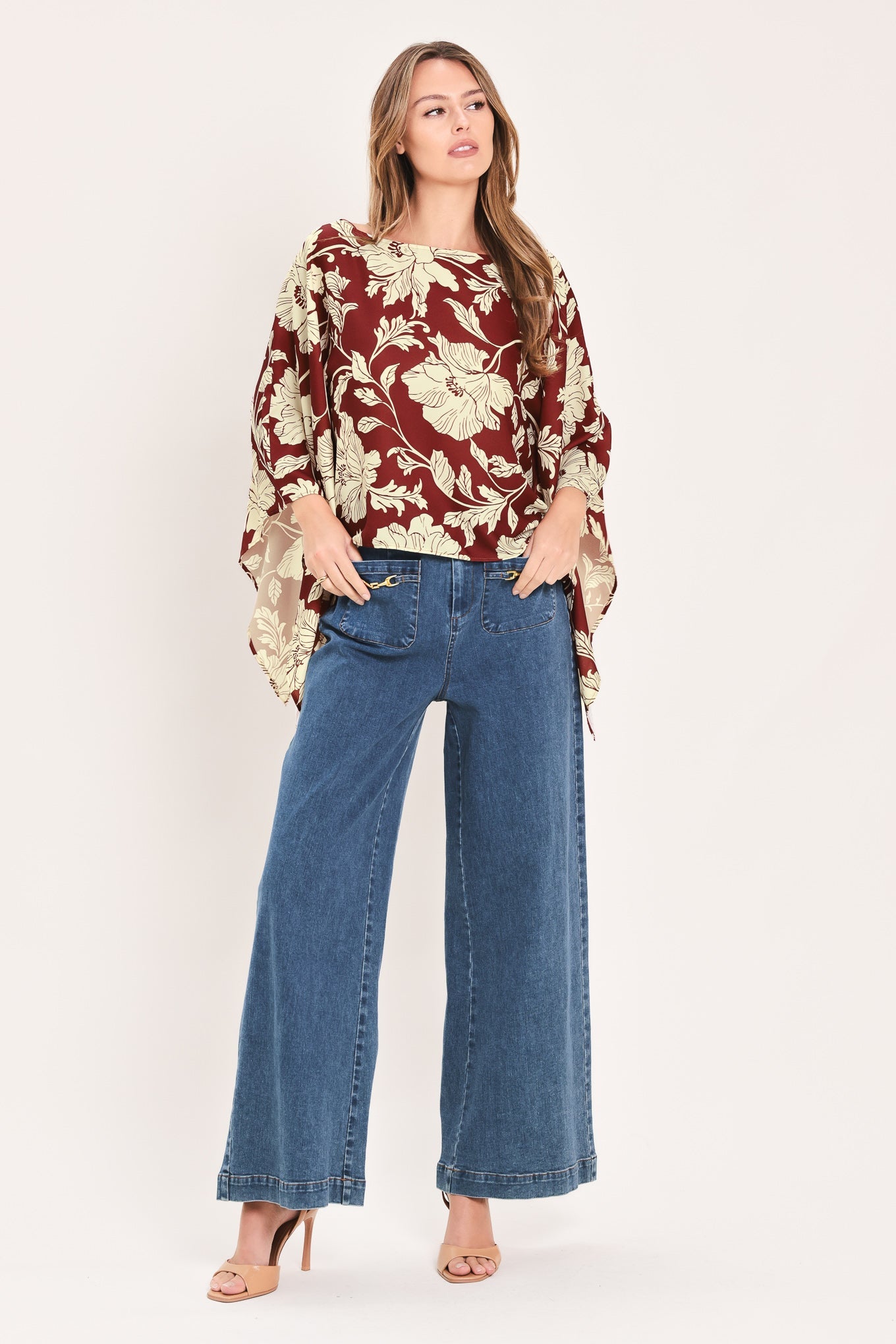 Ruby Vine Interlude Woven Top