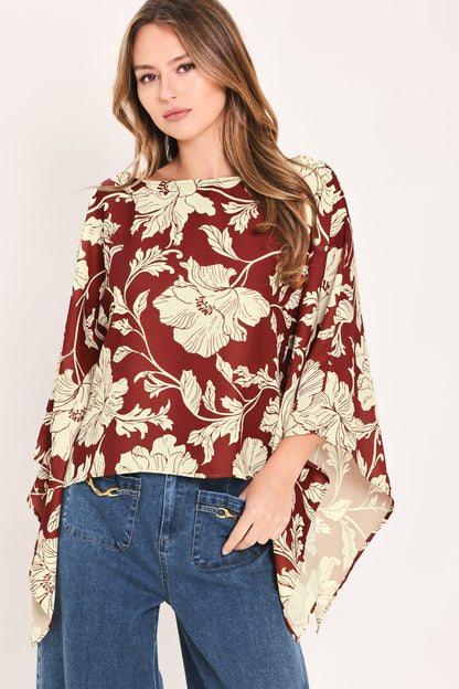 Ruby Vine Interlude Woven Top