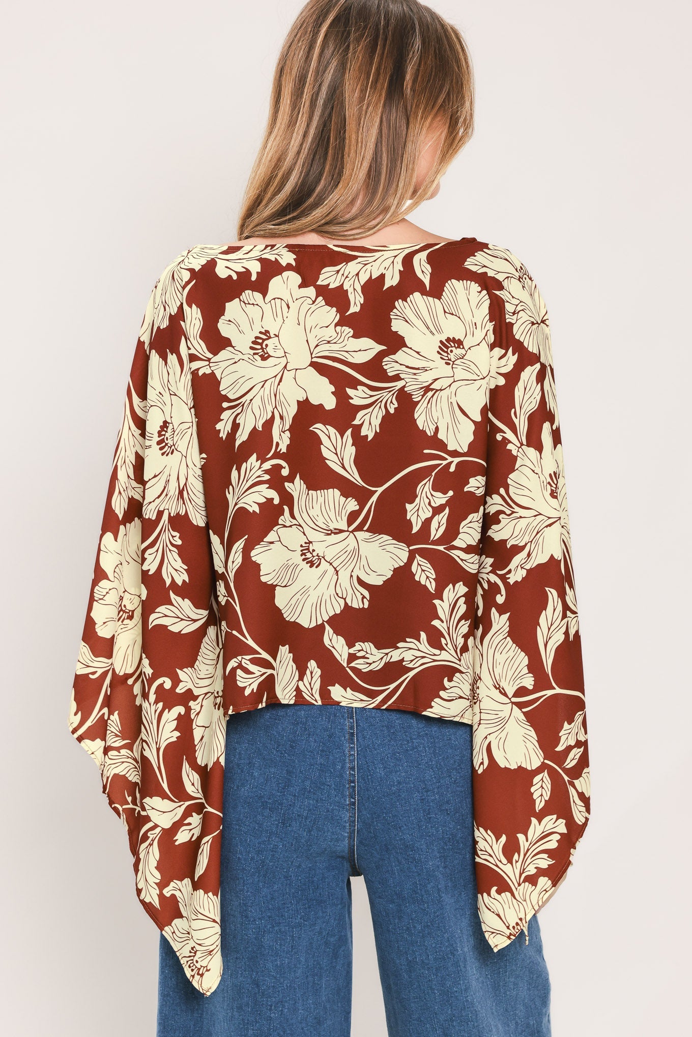 Ruby Vine Interlude Woven Top