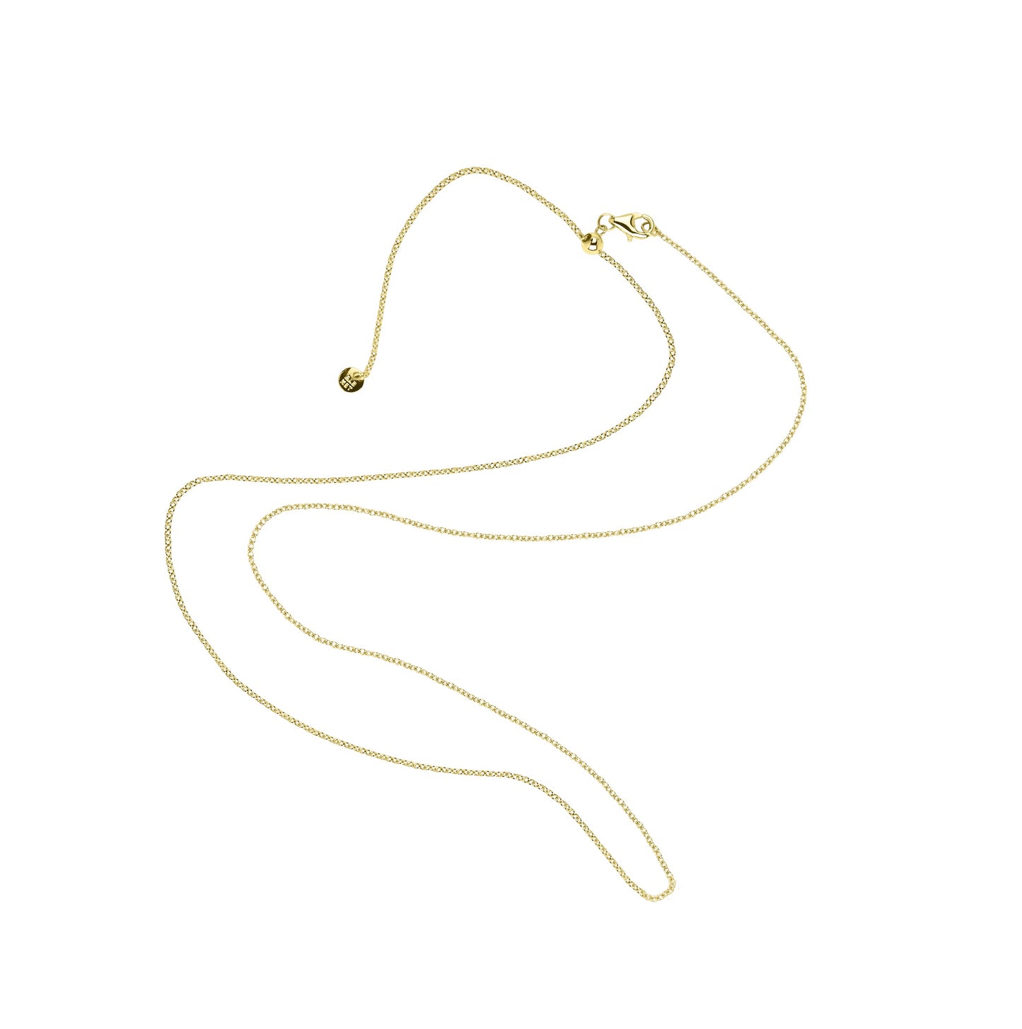 Mint & Lily Italian Milano Sterling Silver Adjustable Chain Necklace