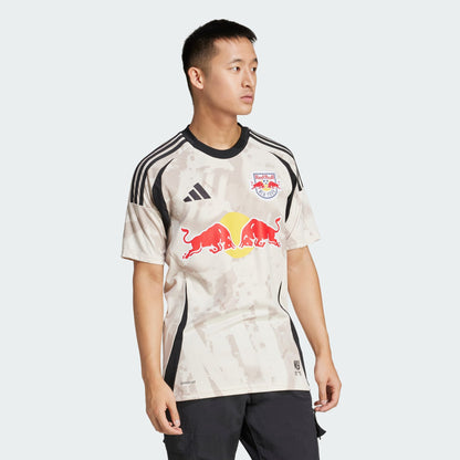 [iv5057] Mens adidas New York Red Bulls 25/26 Away Jersey - Beige