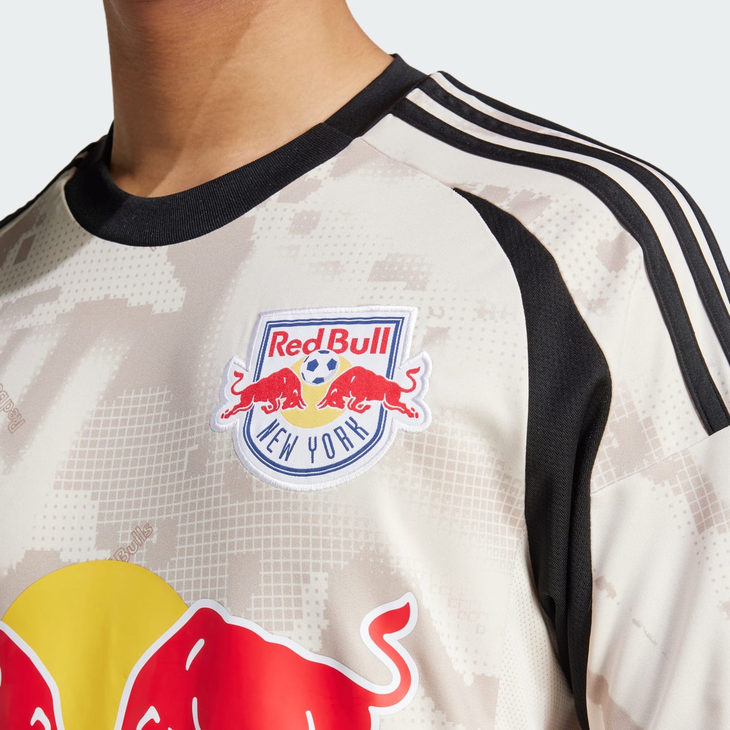 [iv5057] Mens adidas New York Red Bulls 25/26 Away Jersey - Beige