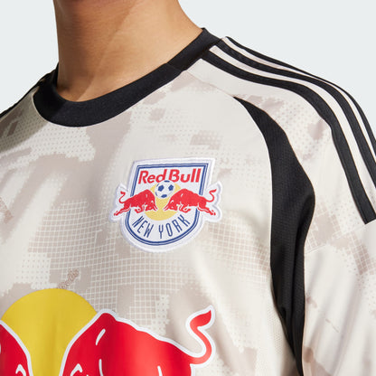 [iv5057] Mens adidas New York Red Bulls 25/26 Away Jersey - Beige