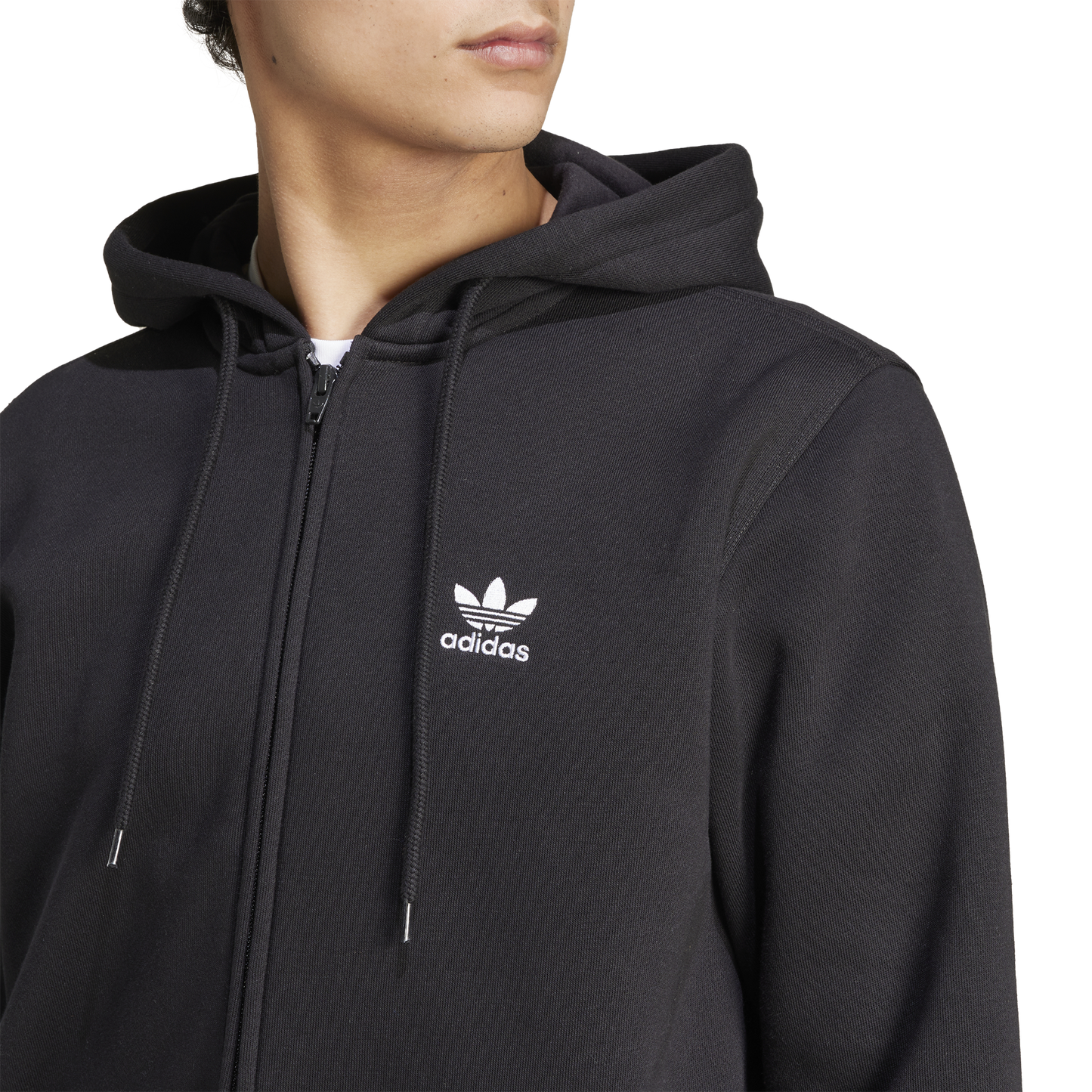 [iw5791] Mens adidas Originals Ess Full-zip Hoodie