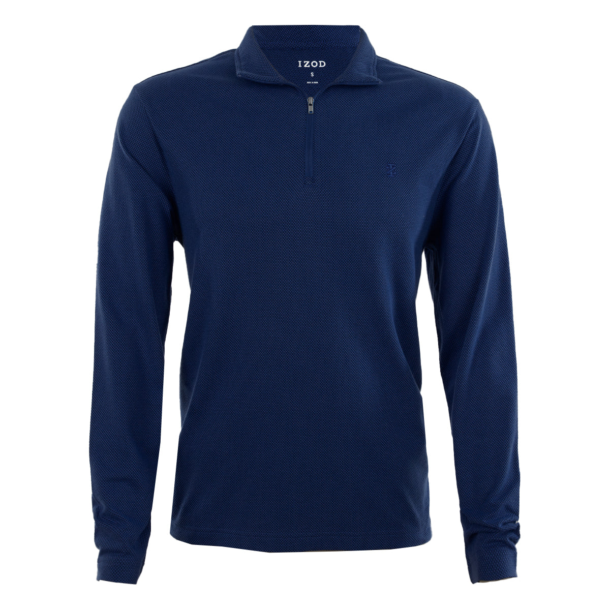 IZOD Men's Popcorn Jacquard Long Sleeve 1/4 Zip – Zulily