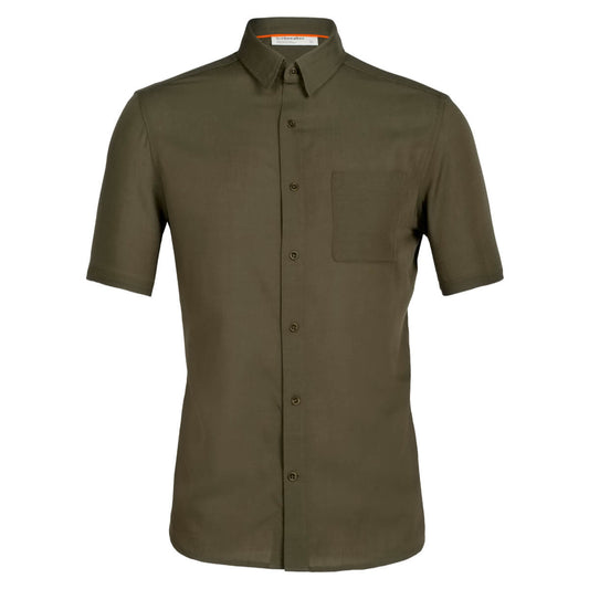 Men's Icebreaker Merino Steveston Short Sleeve Button Down Shirt