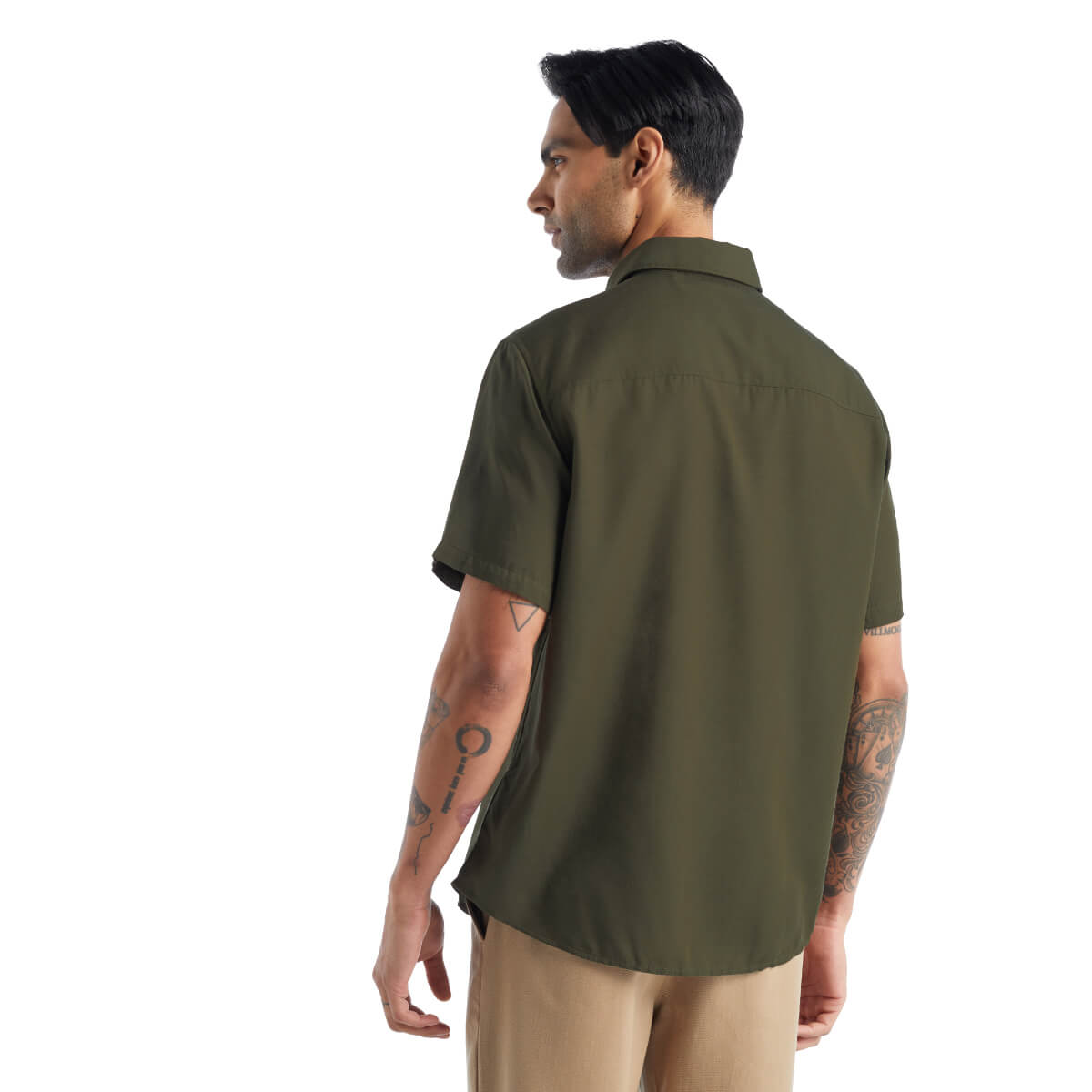 Icebreaker Men's Merino Steveston Short Sleeve Button Down Shirt Vests