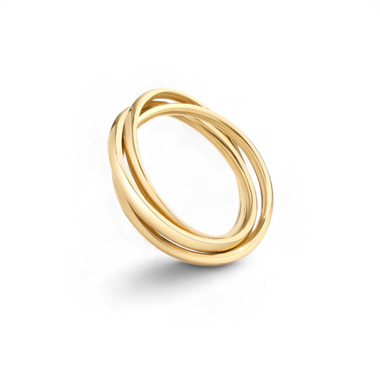 Mint & Lily Dainty Interlocking Fidget Ring