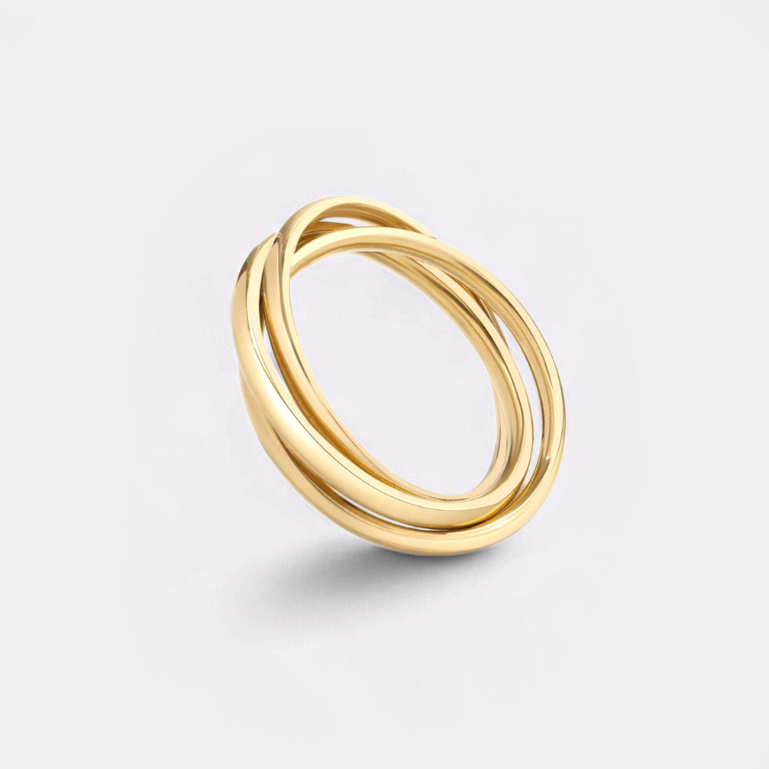 Mint & Lily Dainty Interlocking Fidget Ring