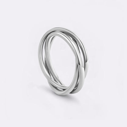 Mint & Lily Dainty Interlocking Fidget Ring