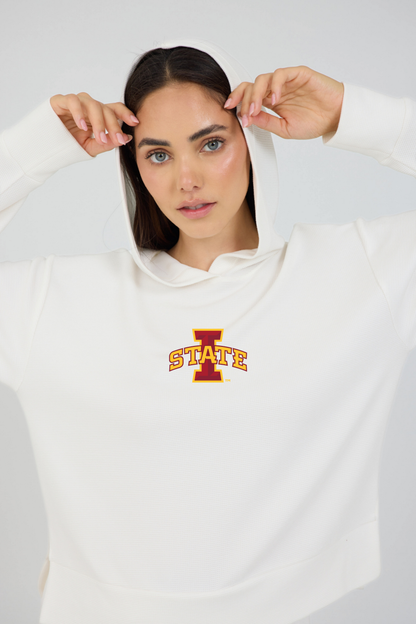 Relaxed Fit Waffle Hoodie Iowa State