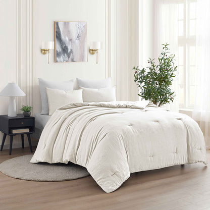 Kathy Ireland 3-Piece Waffle Down Alternative Comforter Set