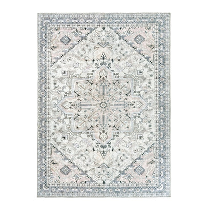 Kathy Ireland Soft Brushed Flannel Washable Rug With Latex Back