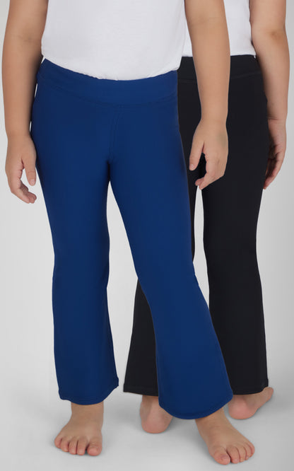 Toddler Girls 2 PK Ribbed Flared Pant
