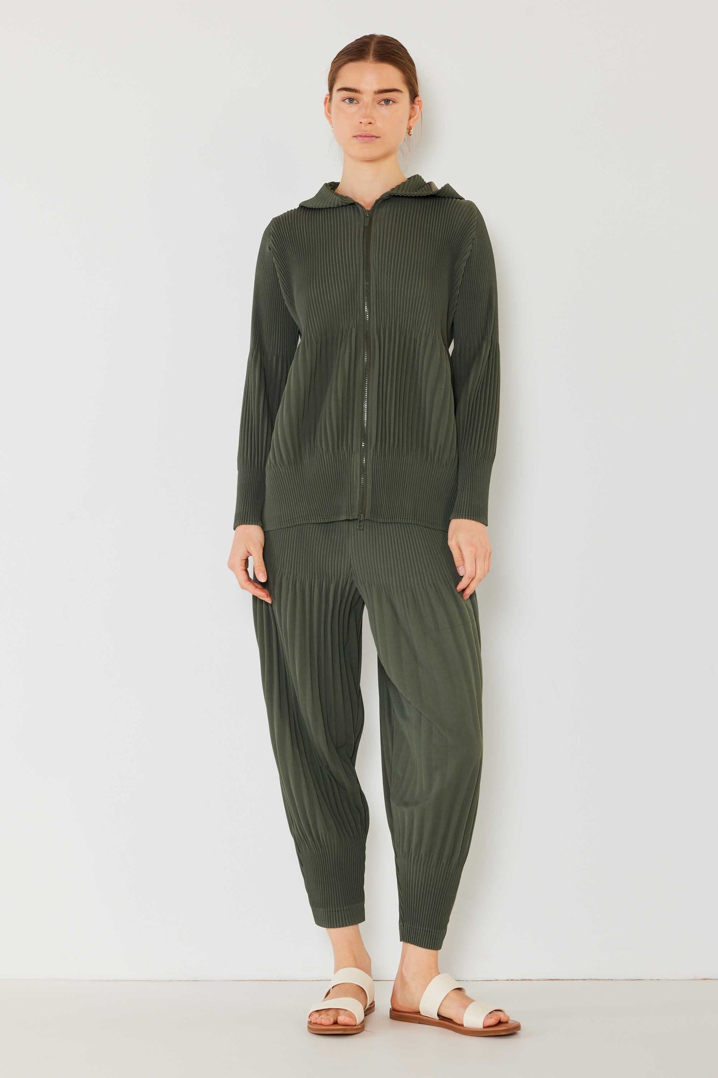 Marina West Pleated Unisex Plisse Pants- Style#P05AD