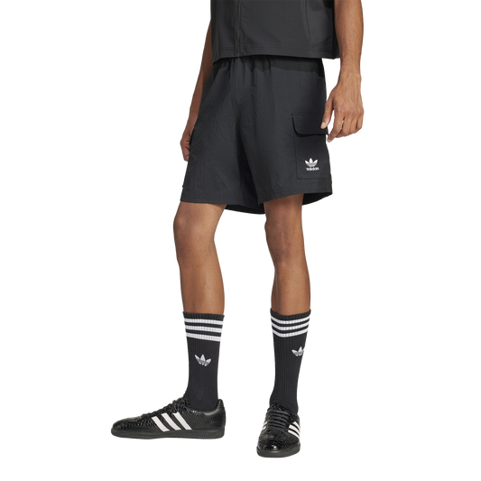 [jd0406] Mens adidas Trefoil Essentials Woven Cargo Shorts