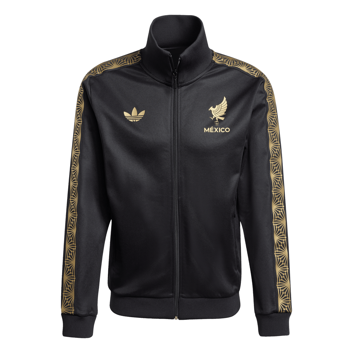 [je5335] Mens adidas Fmf Mexico Jersey Gold Team Jacket