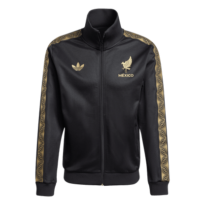 [je5335] Mens adidas Fmf Mexico Jersey Gold Team Jacket