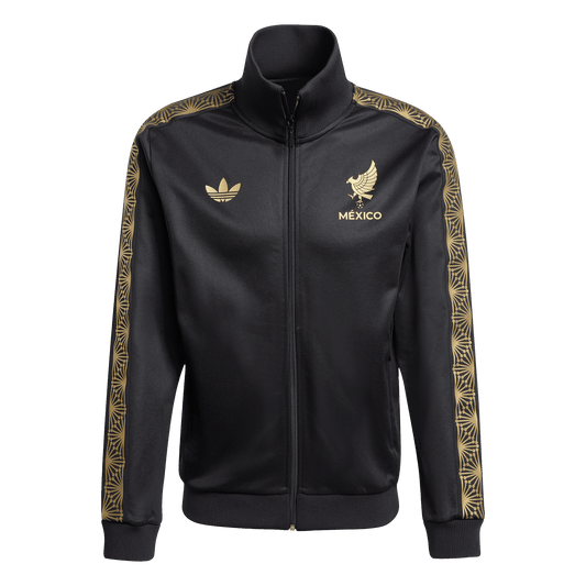 [je5335] Mens adidas Fmf Mexico Jersey Gold Team Jacket