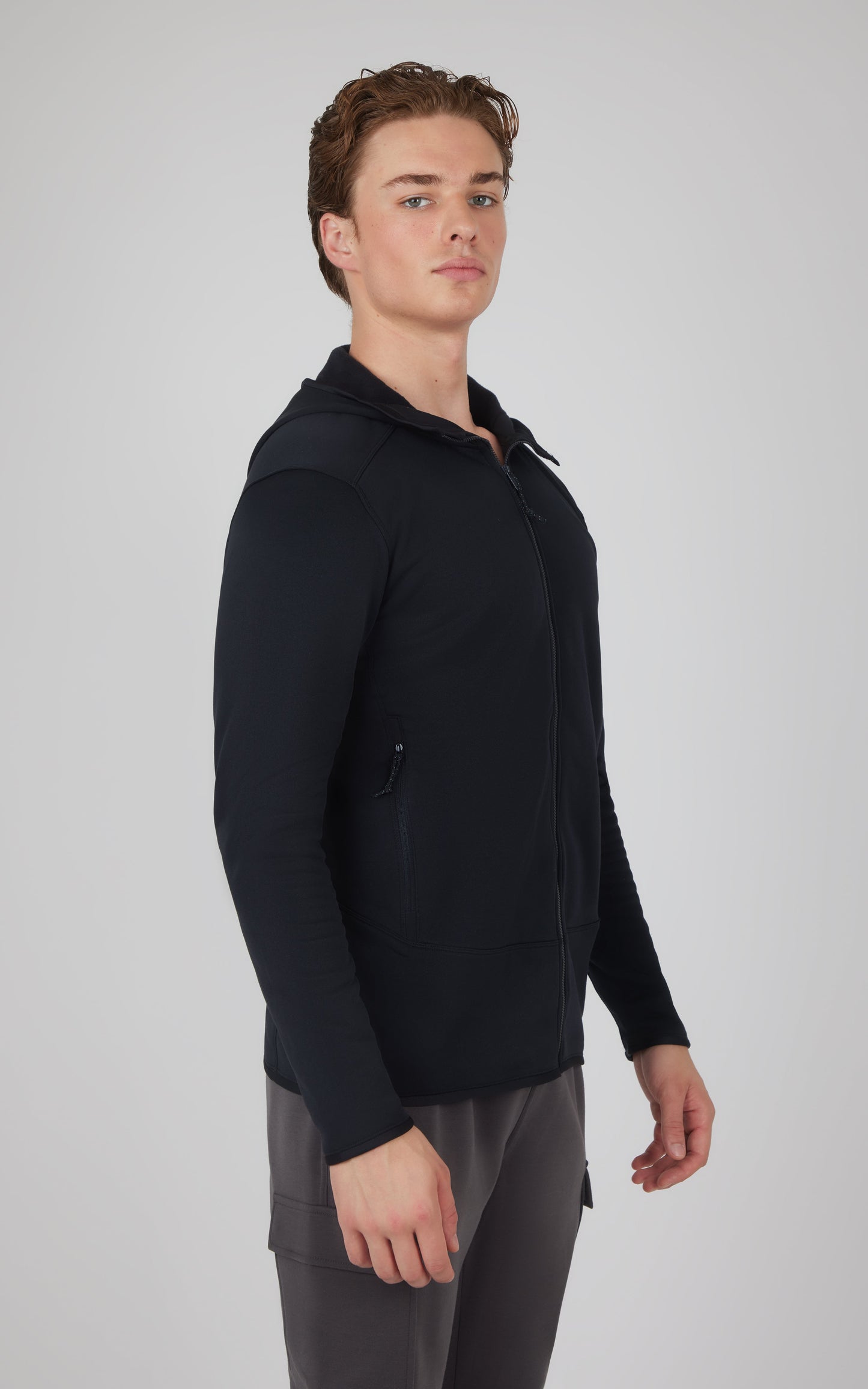 Mens Softlite Fleece Inside Hoodie Jacket