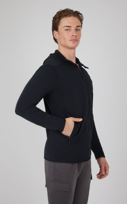 Mens Softlite Fleece Inside Hoodie Jacket