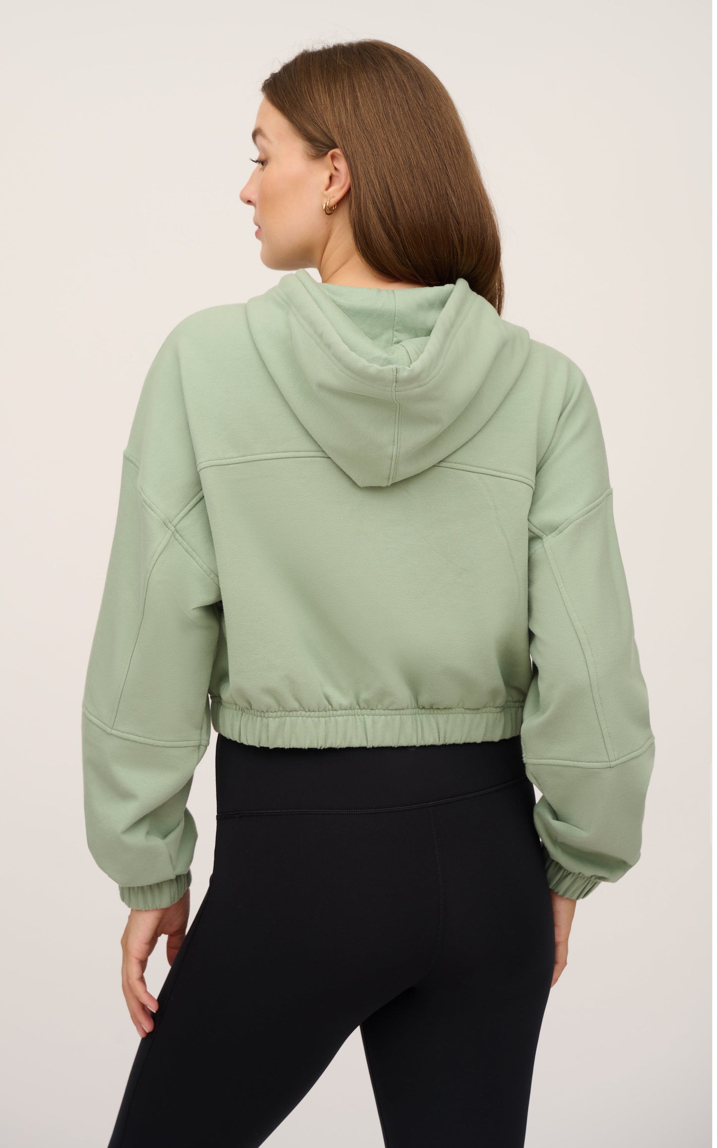 Cloud Plush Zip Front Hoodie