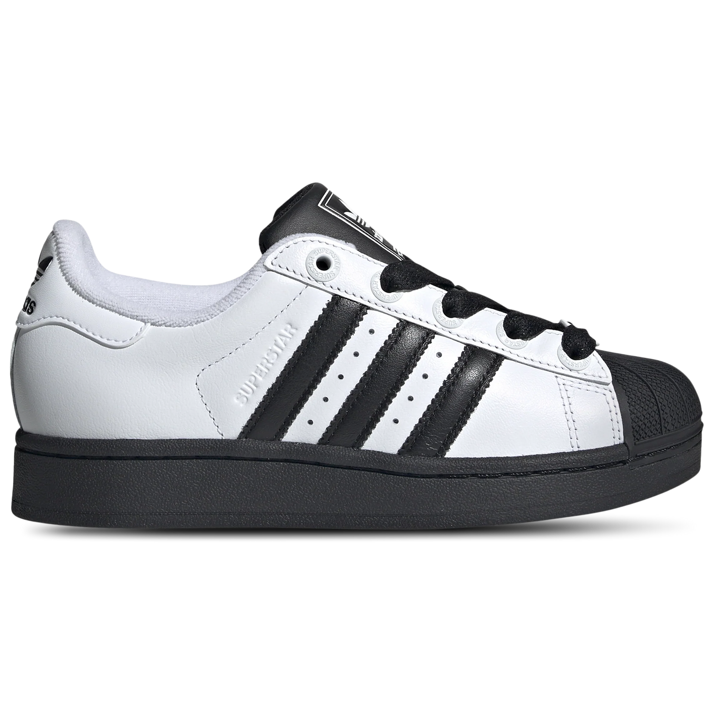 Grade School adidas Superstar II 'White Black'