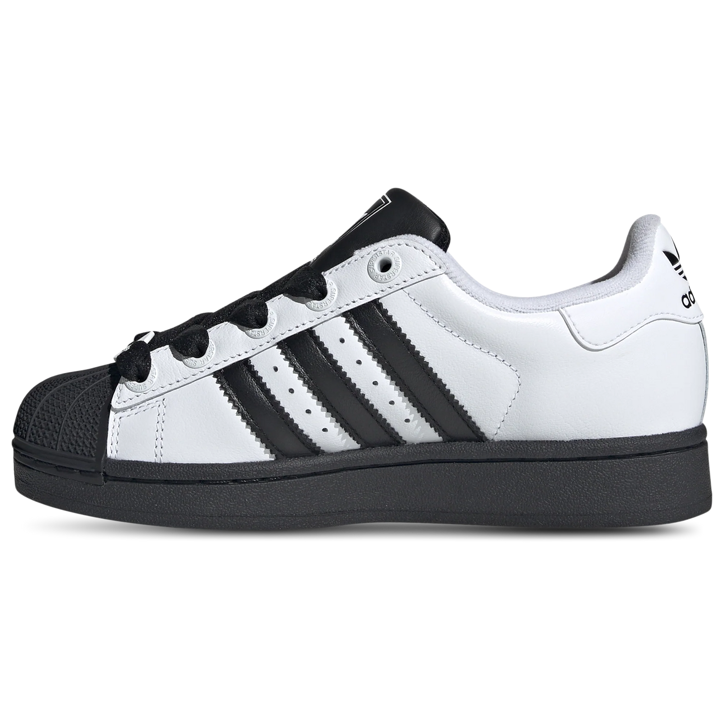 Grade School adidas Superstar II 'White Black'
