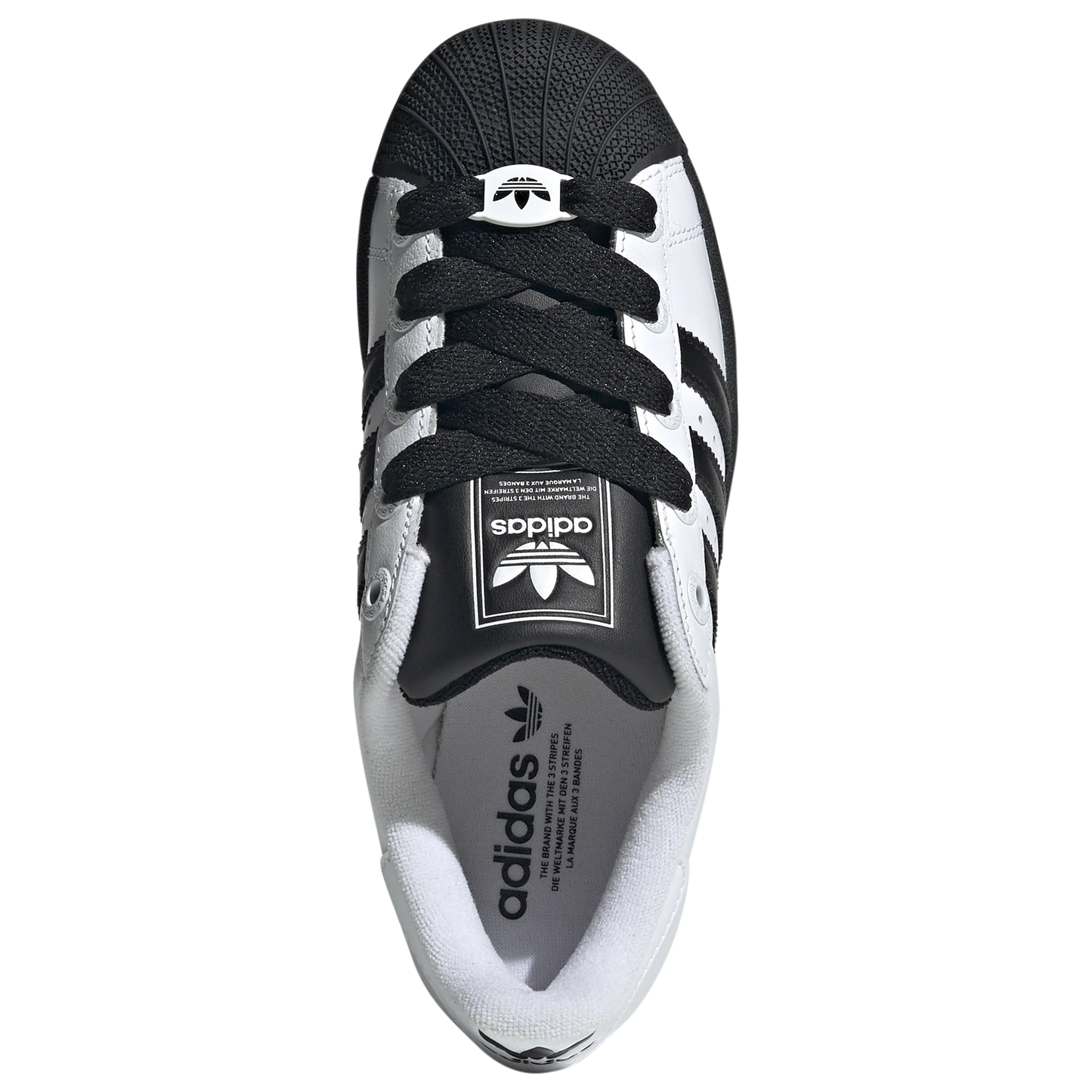 Grade School adidas Superstar II 'White Black'