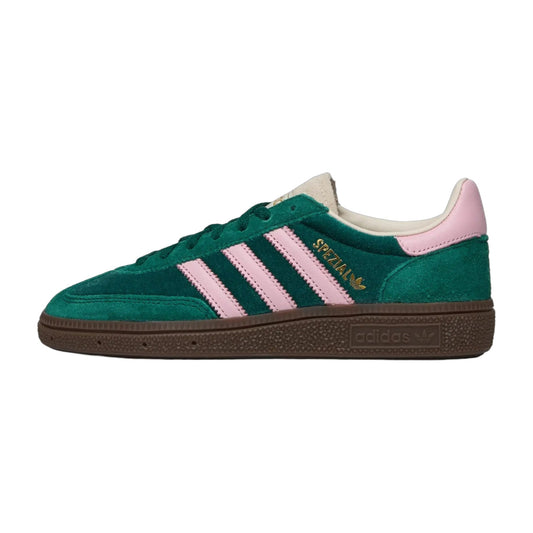 adidas Women's Handball Spezial 'Green Pink Velvet' Sneakers