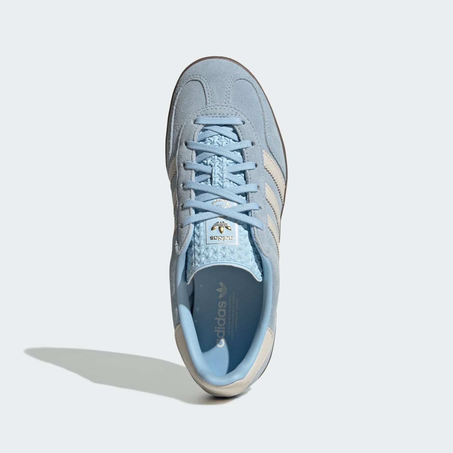 adidas Women's Gazelle Indoor 'Clear Sky Off White' Sneakers
