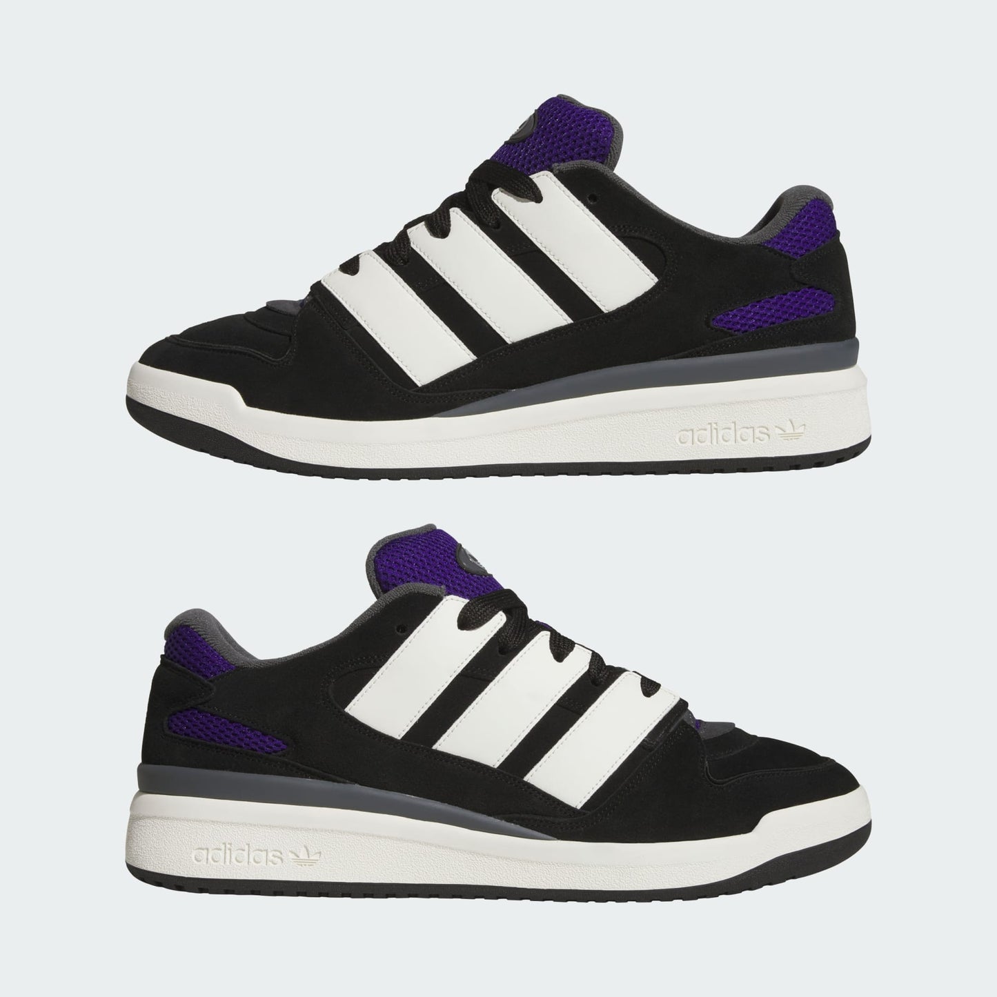 Men's adidas Forum2000 'Black White Collegiate Purple Gum'