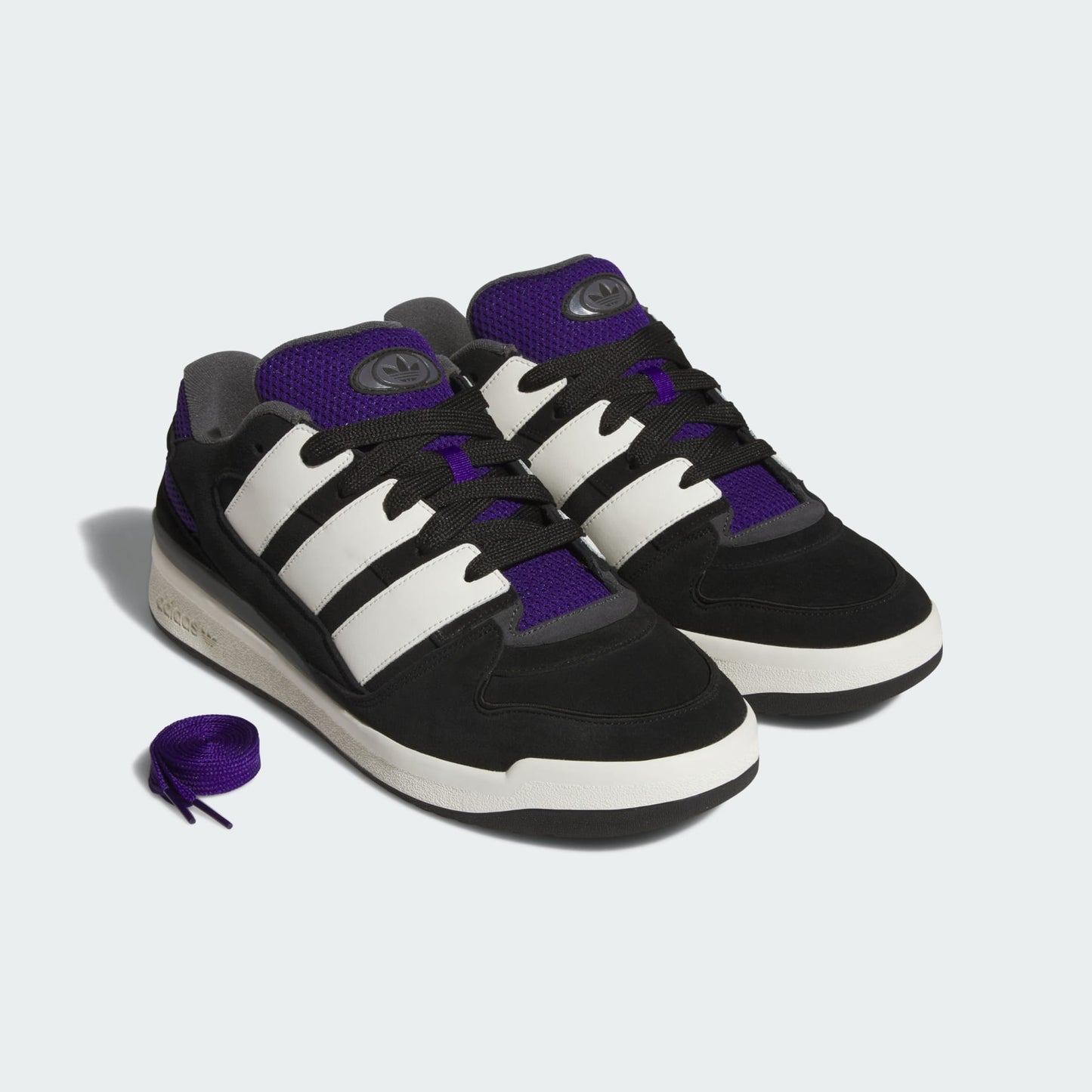 Men's adidas Forum2000 'Black White Collegiate Purple Gum'