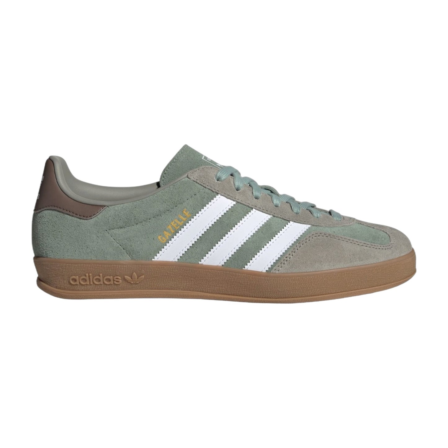 adidas Men's Gazelle Indoor 'Silver Pebble Silver Green' Sneakers